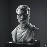 Sleek Marble Bust